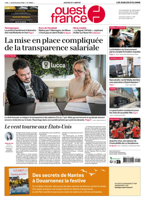 Cover of Ouest France (Les Sables-d'Olonne)