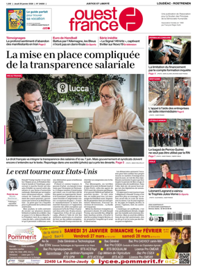Cover of Ouest France (Loudeac / Rostrenen)