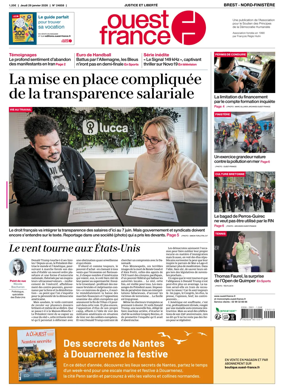 Cover of Ouest France (Nord-Finistere)