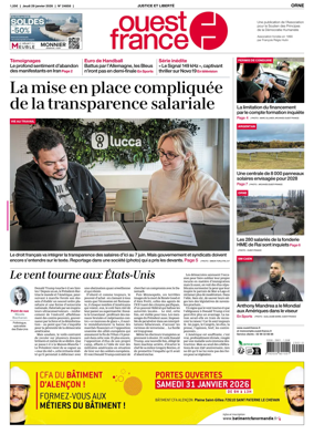 Cover of Ouest France (Orne)