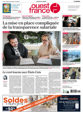Cover of Ouest France (Ploermel)