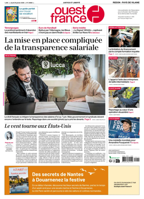 Cover of Ouest France (Redon / Pays de Vilaine)