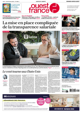 Cover of Ouest-France (Rennes Nord-Ouest)