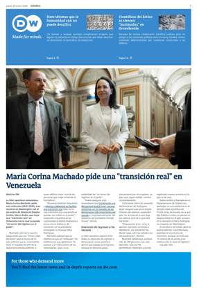 Cover of Deutsche Welle (Spanish edition)