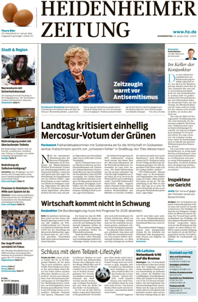 Cover of Heidenheimer Zeitung