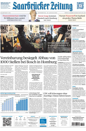 Cover of Saarbruecker Zeitung