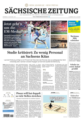Cover of Sachsische Zeitung (Freital Dippoldiswalde & Osterzgebirge)
