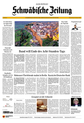 Cover of Schwabische Zeitung (Alb-Donau)