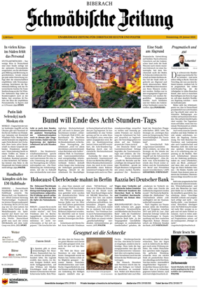 Cover of Schwabische Zeitung (Biberach)