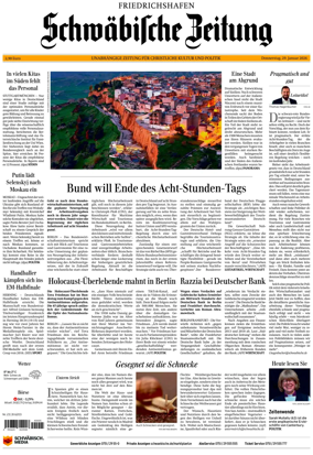 Cover of Schwabische Zeitung (Friedrichshafen)