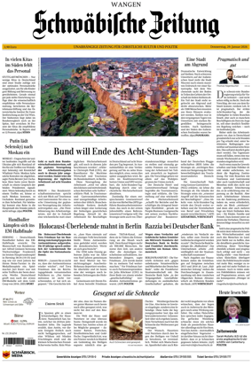 Cover of Schwabische Zeitung (Wangen)