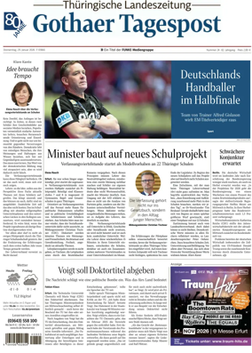 Cover of Thuringische Landeszeitung (Gotha)