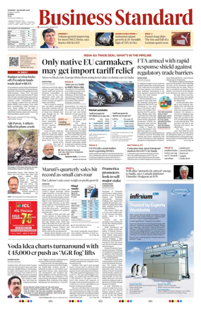 Cover of Business Standard