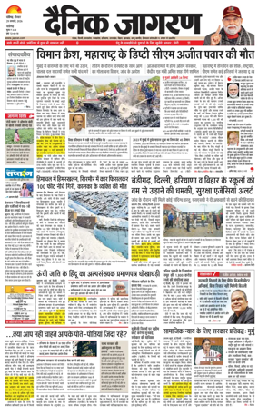 Cover of Dainik Jagran - Chandigarh
