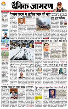 Cover of Dainik Jagran - Dehradun