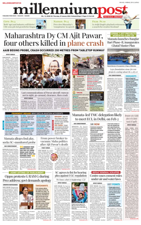 Cover of Millennium Post (Kolkata)