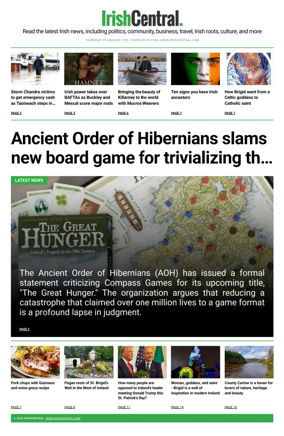 Cover of Irish Central