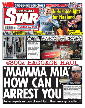 Cover of Irish Daily Star
