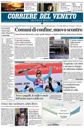 Cover of Corriere del Veneto (Treviso e Belluno)