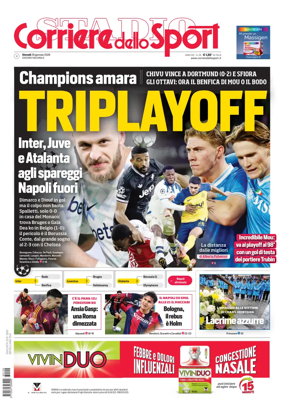 Cover of Corriere dello Sport (Lombardia)