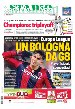 Cover of Corriere dello Sport Stadio (Bologna)