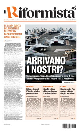 Cover of Il Riformista (Italy)