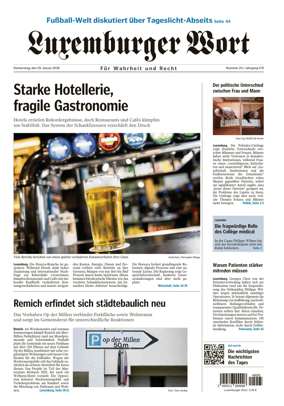 Cover of Luxemburger Wort