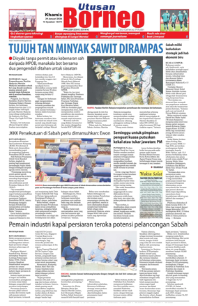 Cover of Utusan Borneo (Sabah)