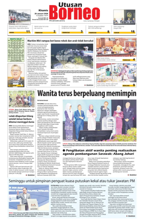 Cover of Utusan Borneo (Sarawak)