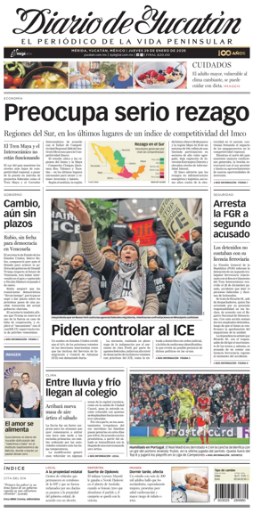 Cover of Diario de Yucatan