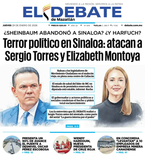 Cover of El Debate de Mazatlan