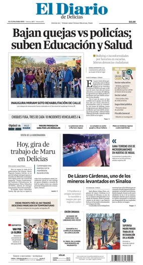 Cover of El Diario de Delicias