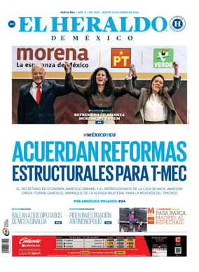 Cover of El Heraldo de Mexico
