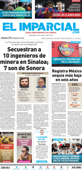 Cover of El Imparcial