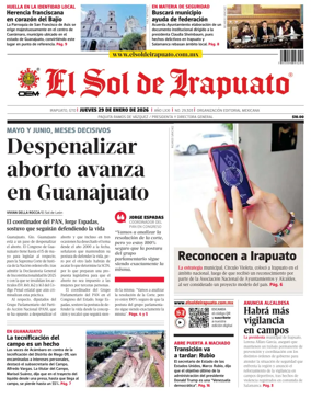 Cover of El Sol de Irapuato