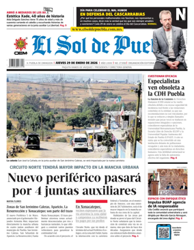Cover of El Sol de Puebla