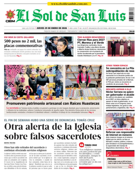 Cover of El Sol de San Luis Potosi