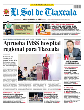 Cover of El Sol de Tlaxcala