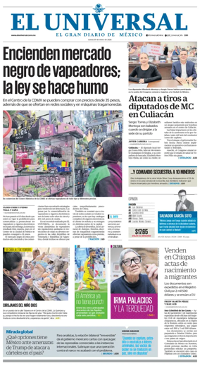 Cover of El Universal