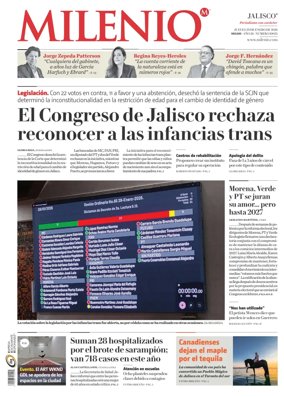 Cover of Milenio Jalisco