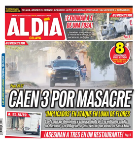 Cover of Periodico Al Dia (Celaya)