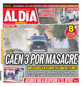 Cover of Periodico Al Dia (Salamanca)