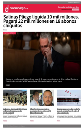 Cover of Sin Embargo destacadas