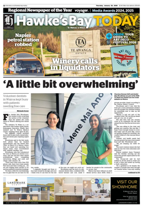 Cover of Hawke's Bay Today