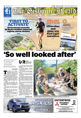Cover of The Gisborne Herald