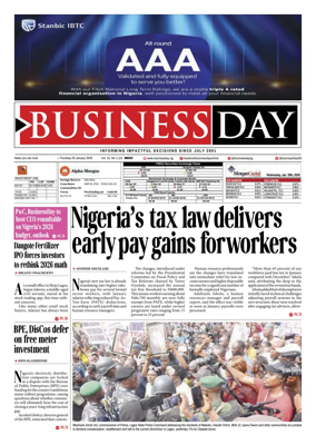 Cover of Business Day (Nigeria)