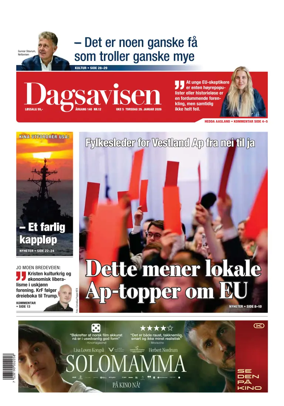 Cover of Dagsavisen