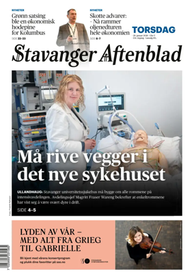 Cover of Stavanger Aftenblad