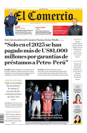 Cover of Diario El Comercio