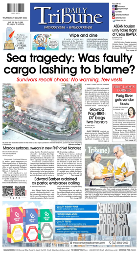 Cover of Daily Tribune (Philippines)